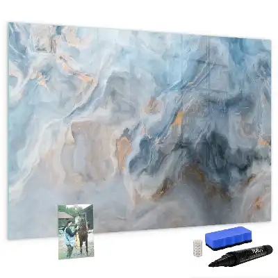 Tableau magnétique pour dessiner motif marbre