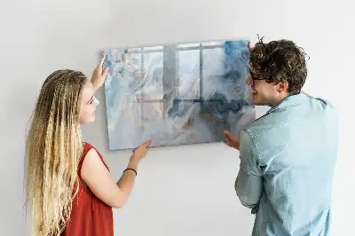 Tableau magnétique pour dessiner motif marbre