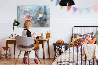 Tableau magnétique pour dessiner motif marbre