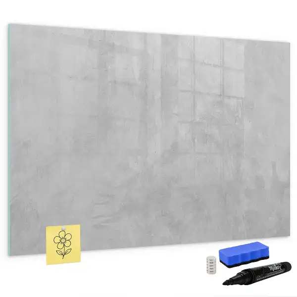 Tableau magnétique à dessiner motif mur de pierre