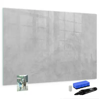 Tableau magnétique à dessiner motif mur de pierre