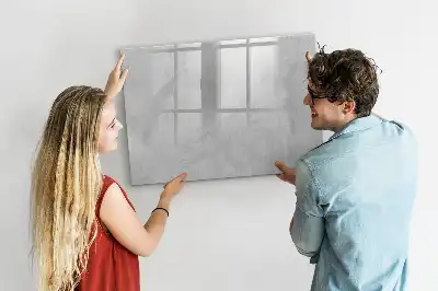 Tableau magnétique à dessiner motif mur de pierre