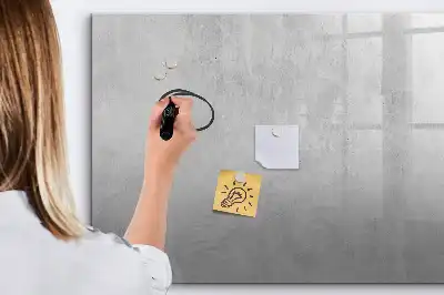 Tableau magnétique à dessiner motif mur de pierre