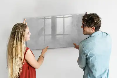 Tableau magnétique à dessiner motif mur de pierre