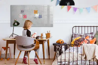 Tableau magnétique à dessiner motif mur de pierre