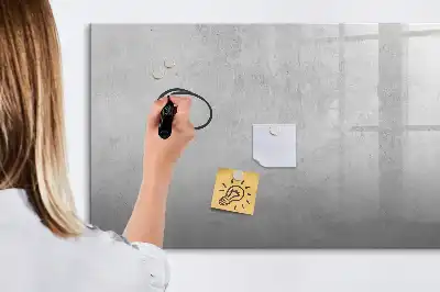 Tableau magnétique à dessiner motif mur de pierre