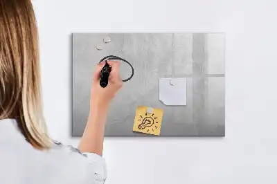 Tableau magnétique à dessiner motif mur de pierre