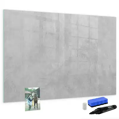 Tableau magnétique à dessiner motif mur de pierre
