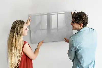 Tableau magnétique à dessiner motif mur de pierre