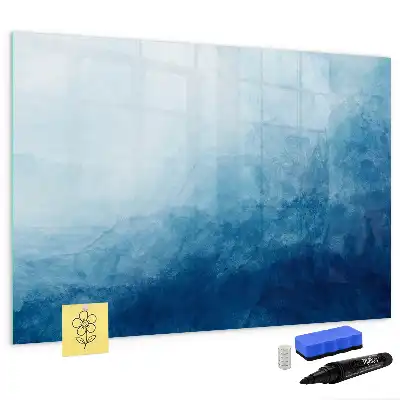 Tableau magnétique à dessiner motif abstraction d'eau