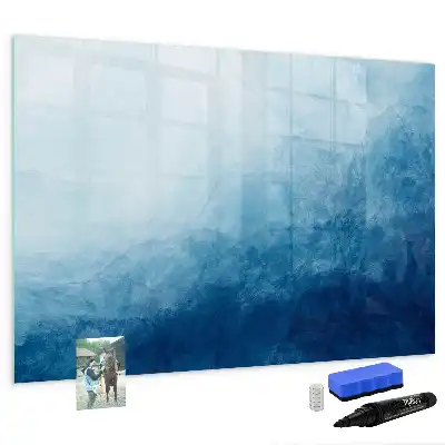 Tableau magnétique à dessiner motif abstraction d'eau