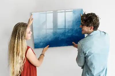 Tableau magnétique à dessiner motif abstraction d'eau