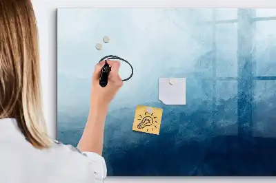 Tableau magnétique à dessiner motif abstraction d'eau