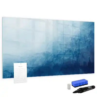 Tableau magnétique à dessiner motif abstraction d'eau