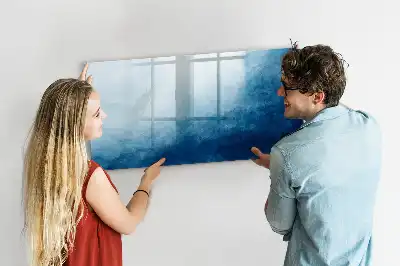Tableau magnétique à dessiner motif abstraction d'eau