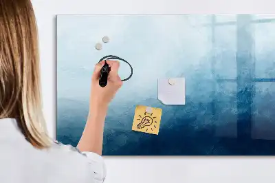 Tableau magnétique à dessiner motif abstraction d'eau