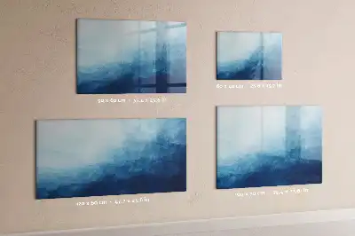 Tableau magnétique à dessiner motif abstraction d'eau