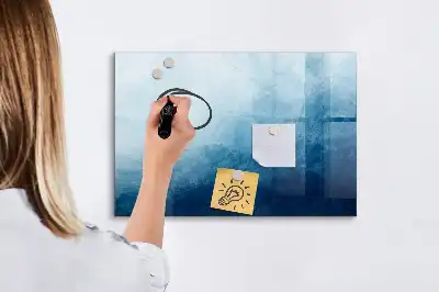 Tableau magnétique à dessiner motif abstraction d'eau