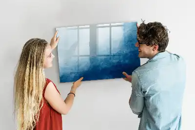 Tableau magnétique à dessiner motif abstraction d'eau