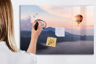 Tableau magnétique pour dessiner motif paysage