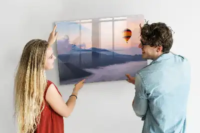 Tableau magnétique pour dessiner motif paysage