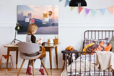 Tableau magnétique pour dessiner motif paysage