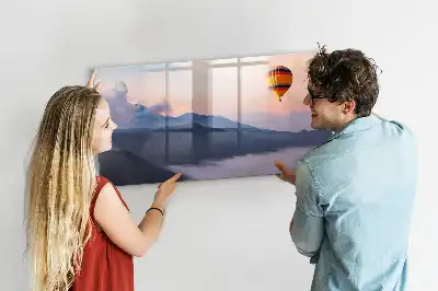 Tableau magnétique pour dessiner motif paysage