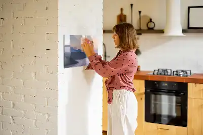 Tableau magnétique pour dessiner motif paysage