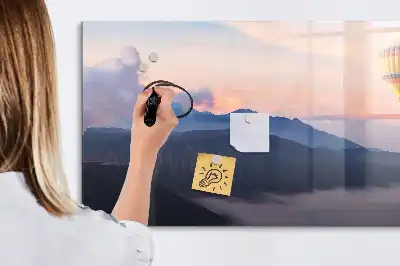 Tableau magnétique pour dessiner motif paysage