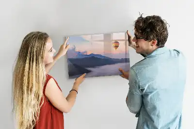 Tableau magnétique pour dessiner motif paysage