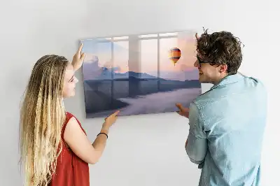 Tableau magnétique pour dessiner motif paysage