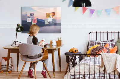 Tableau magnétique pour dessiner motif paysage