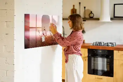 Tableau magnétique pour dessiner modèle Matin brumeux