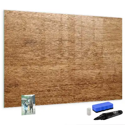 Tableau magnétique pour dessiner en bois clair