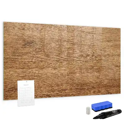 Tableau magnétique pour dessiner en bois clair