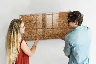 Tableau magnétique pour dessiner en bois clair