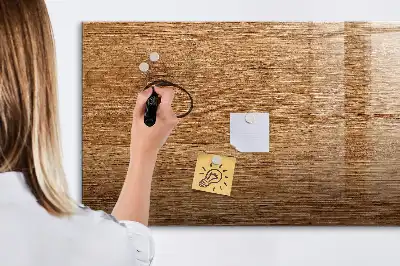 Tableau magnétique pour dessiner en bois clair