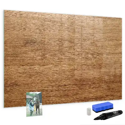 Tableau magnétique pour dessiner en bois clair