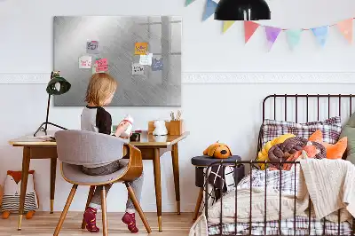 Tableau magnétique pour dessiner surface métallique
