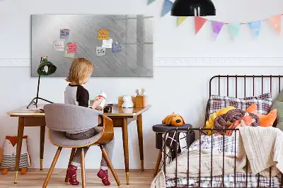 Tableau magnétique pour dessiner surface métallique