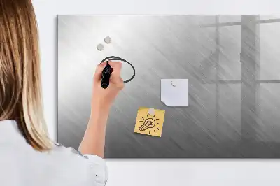 Tableau magnétique pour dessiner surface métallique