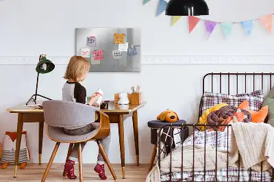 Tableau magnétique pour dessiner surface métallique