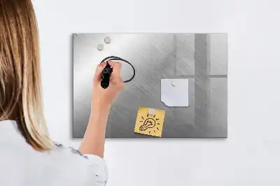 Tableau magnétique pour dessiner surface métallique