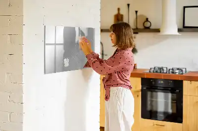 Tableau magnétique pour dessiner surface métallique