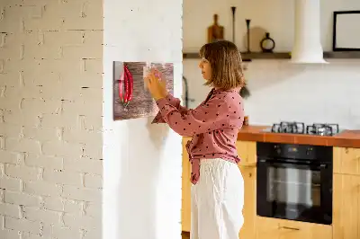 Tableau magnétique à dessiner motif piments