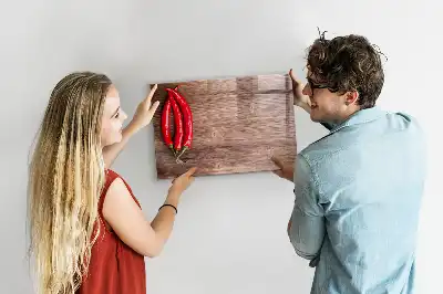 Tableau magnétique à dessiner motif piments