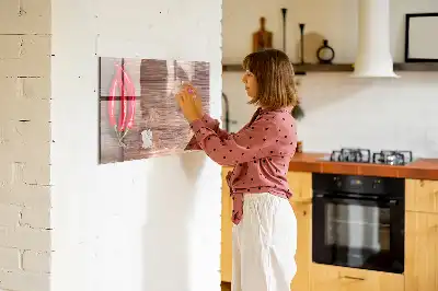 Tableau magnétique à dessiner motif piments