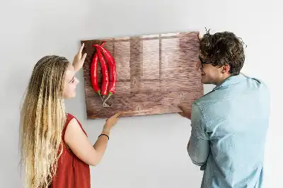 Tableau magnétique à dessiner motif piments