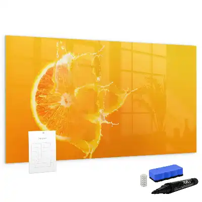 Tableau magnétique à dessiner orange