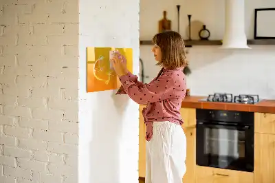 Tableau magnétique à dessiner orange